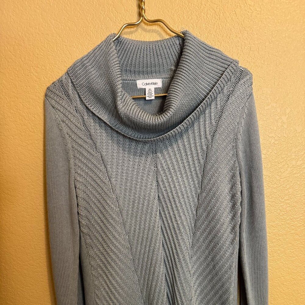 Calvin Klein Grey Cowl Sweater